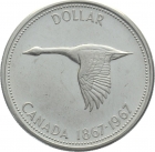 Kanada 1 Dollar 1967 Wildgans